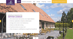 Desktop Screenshot of hotel-landduin.nl